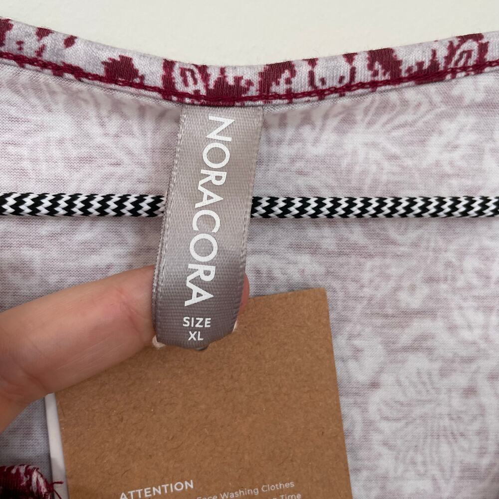 NWT Noracora patterned ombre long sleeve tunic lightweight size XL - Picture 5 of 13